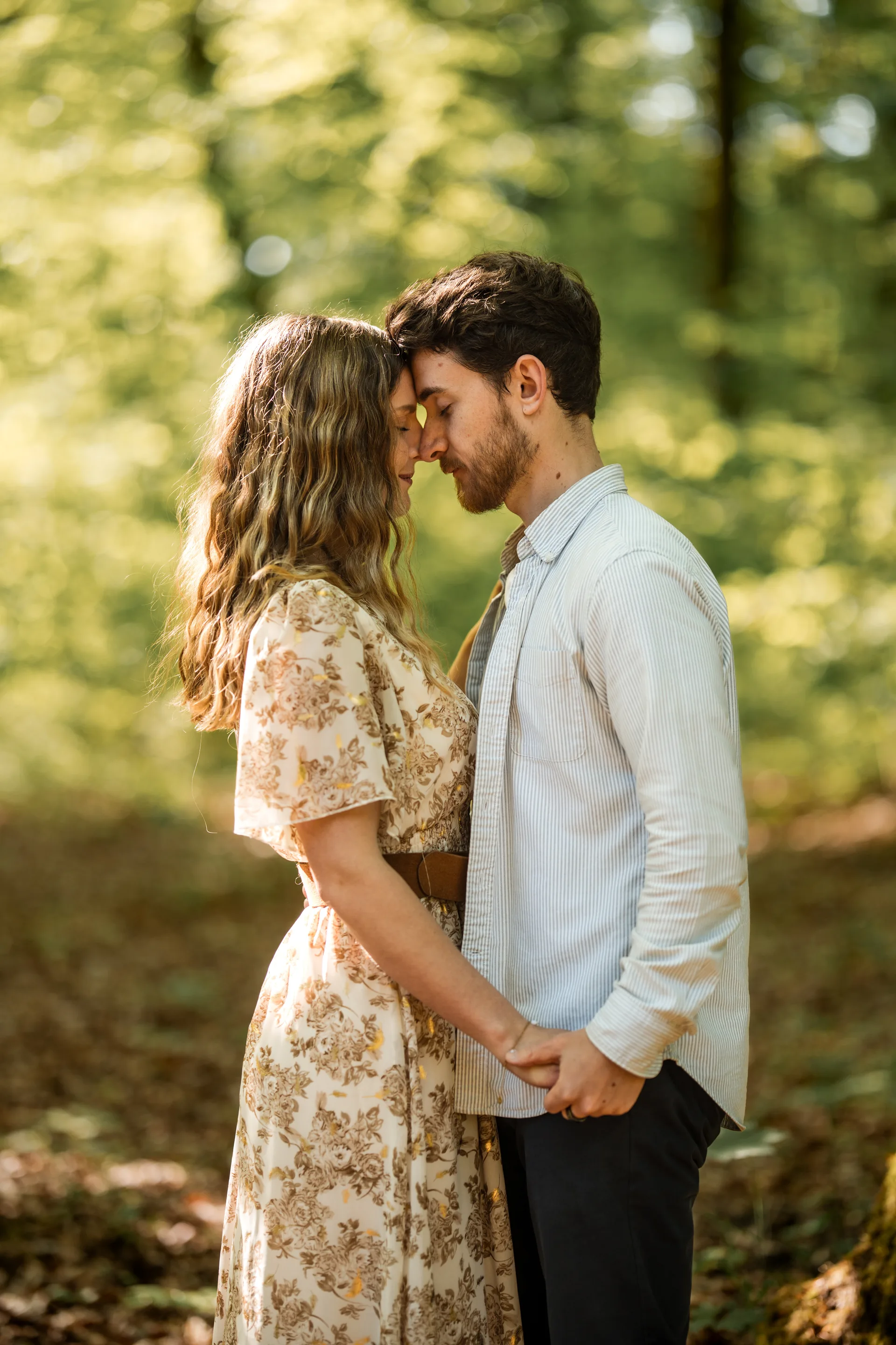 Séance couple — balade en extérieur