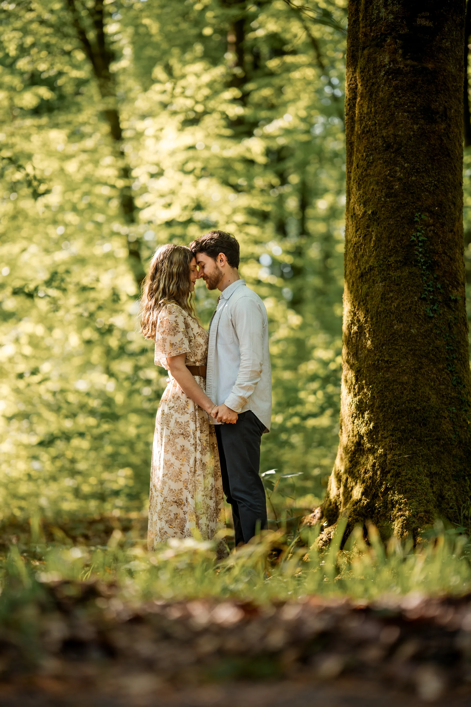 Séance couple — regard complice
