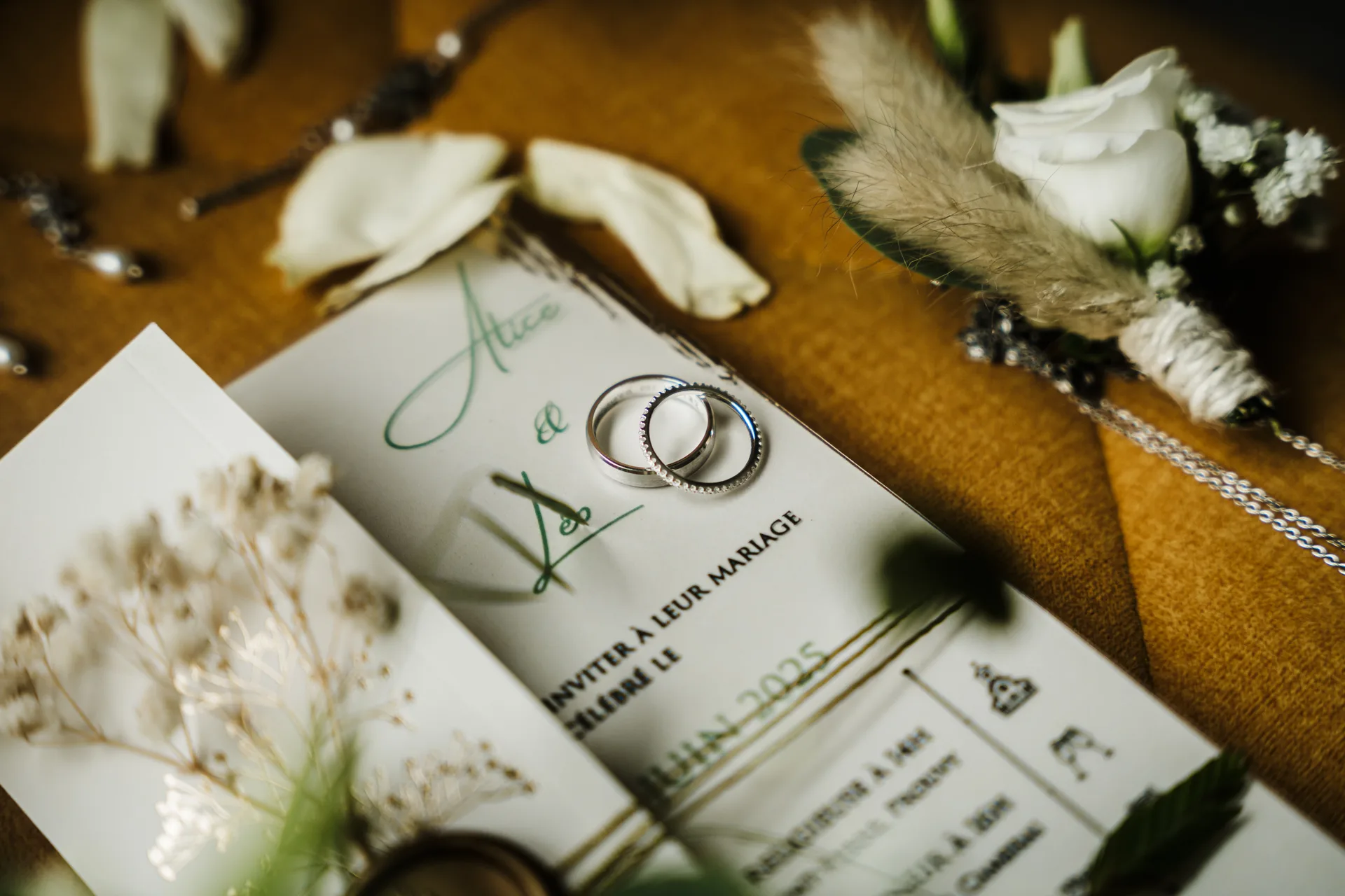 Mariage — préparatifs du marié